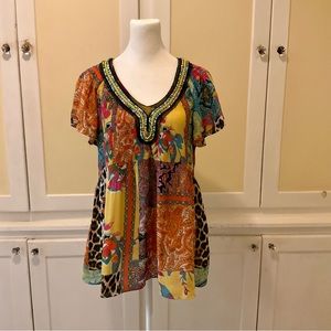 Melissa Paige colorful top